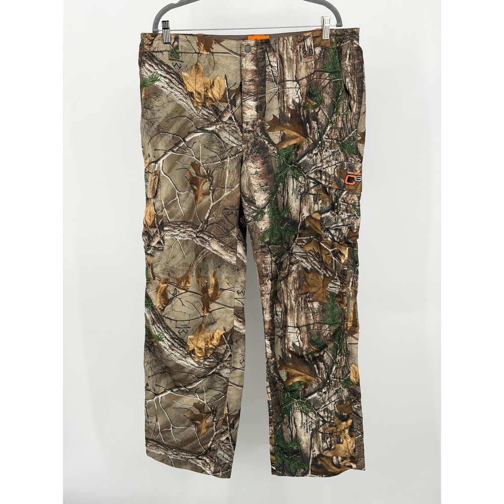 Field & Stream Hunting Pants Mens XL Realtree Xtra Camo Cargo Ripstop NoSquito